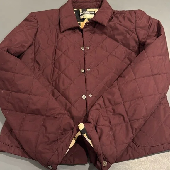 Ferragamo burgundy petit coat size S - Picture 1 of 2